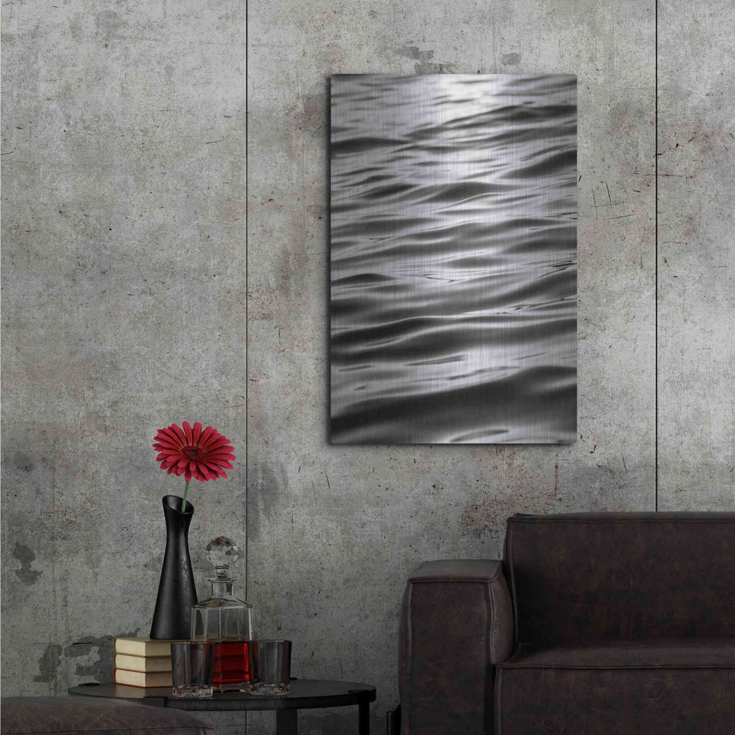 Luxe Metal Art 'Surface' by Design Fabrikken, Metal Wall Art,24x36