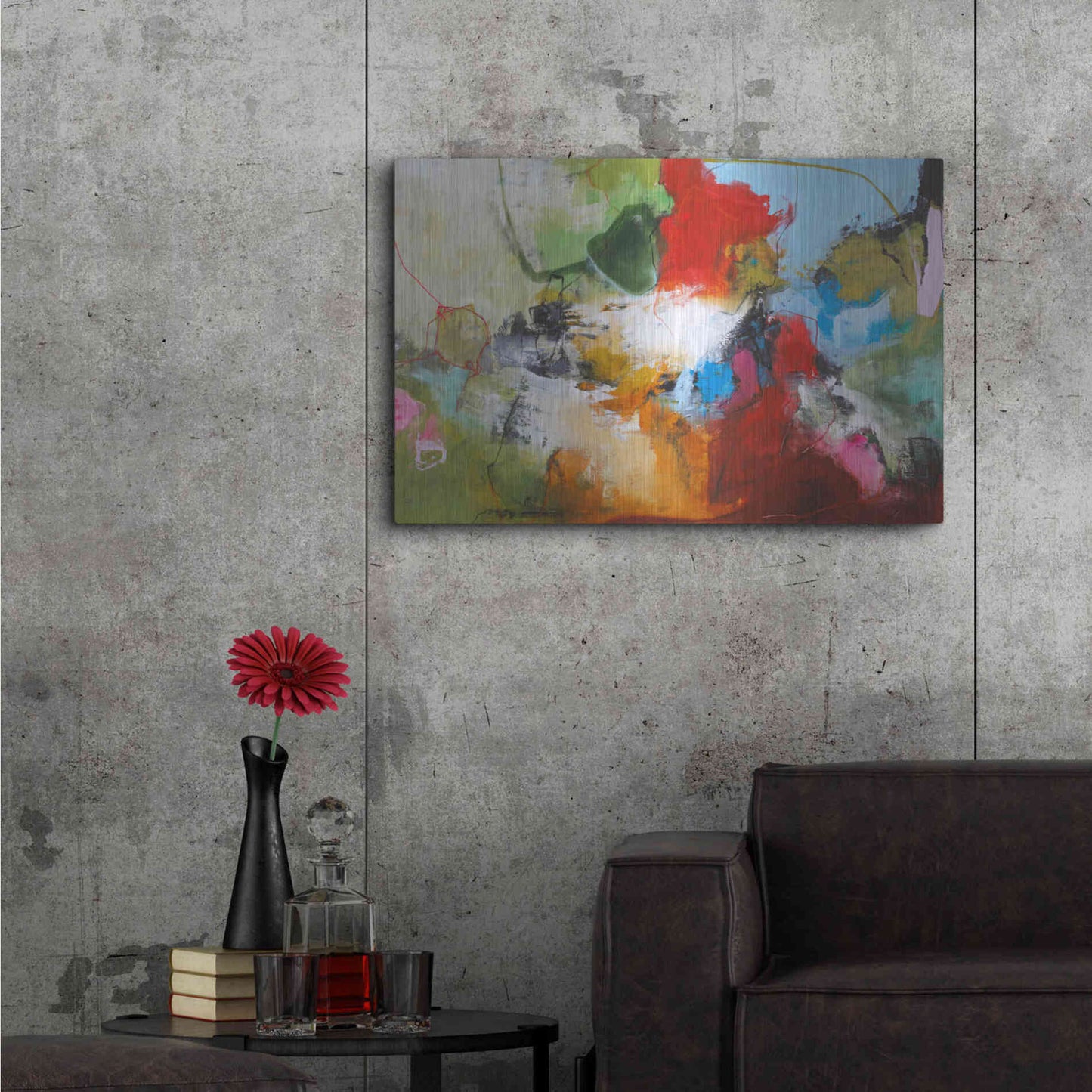 Luxe Metal Art 'Tango 1' by Design Fabrikken, Metal Wall Art,36x24