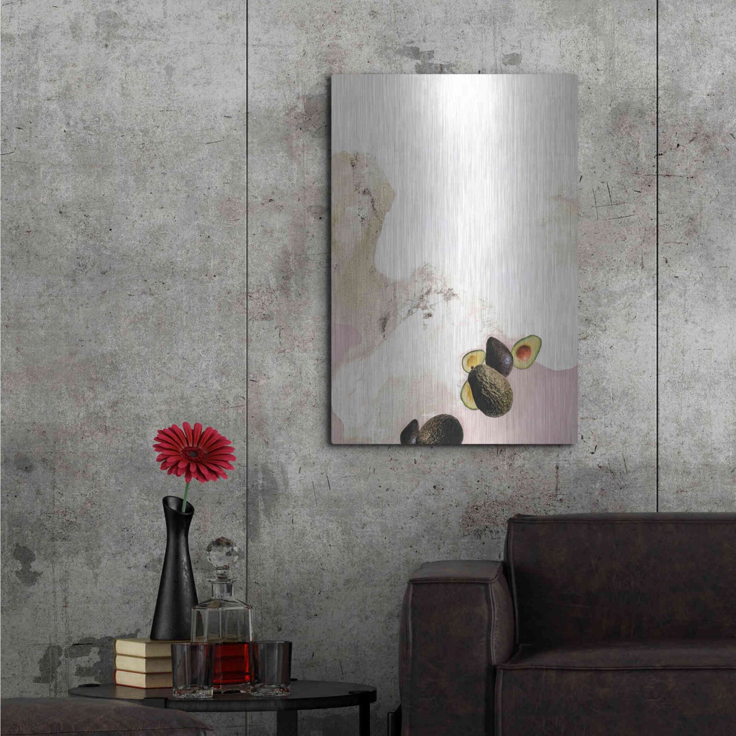 Luxe Metal Art 'The Art of Taste 3' by Design Fabrikken, Metal Wall Art,24x36