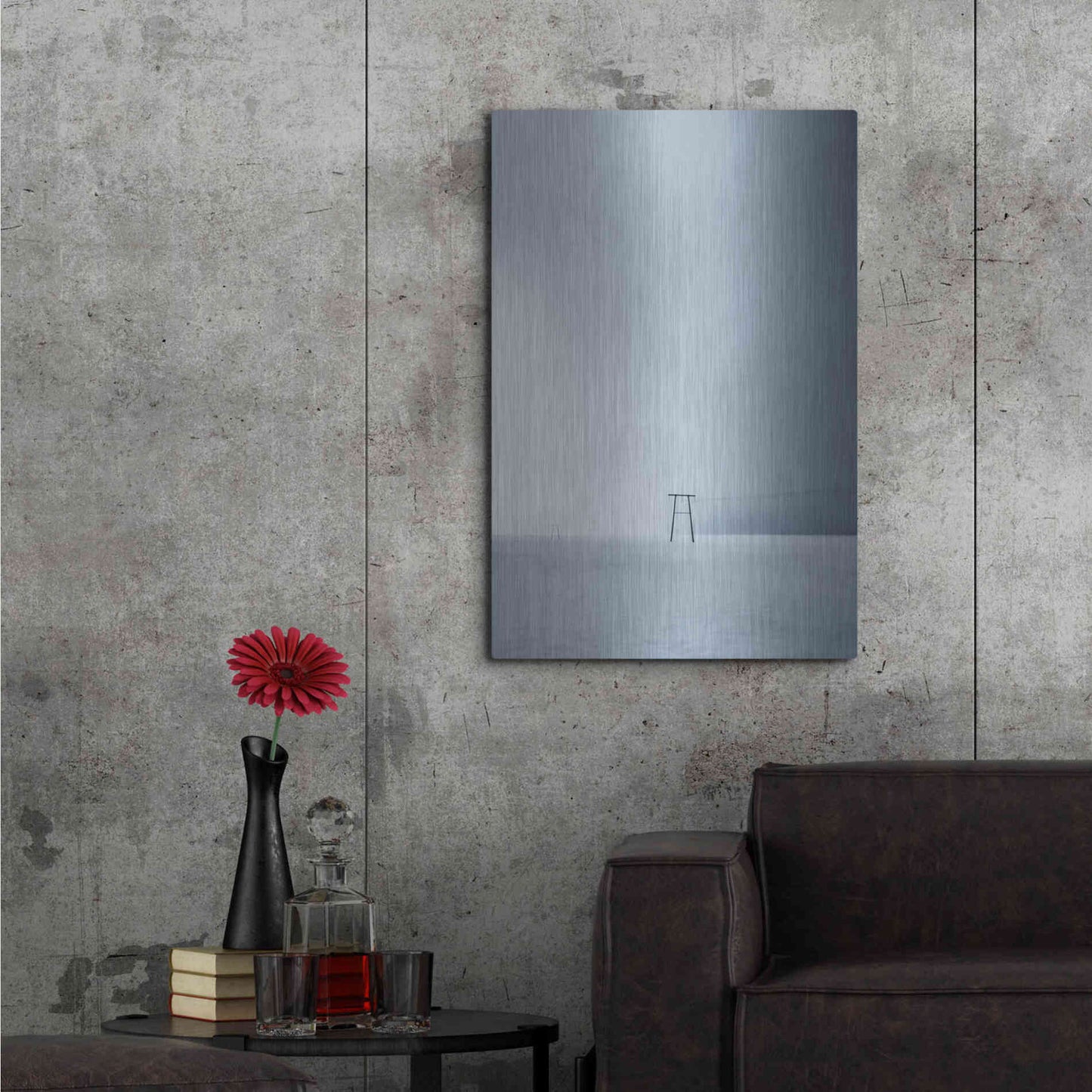 Luxe Metal Art 'The Connection' by Design Fabrikken, Metal Wall Art,24x36