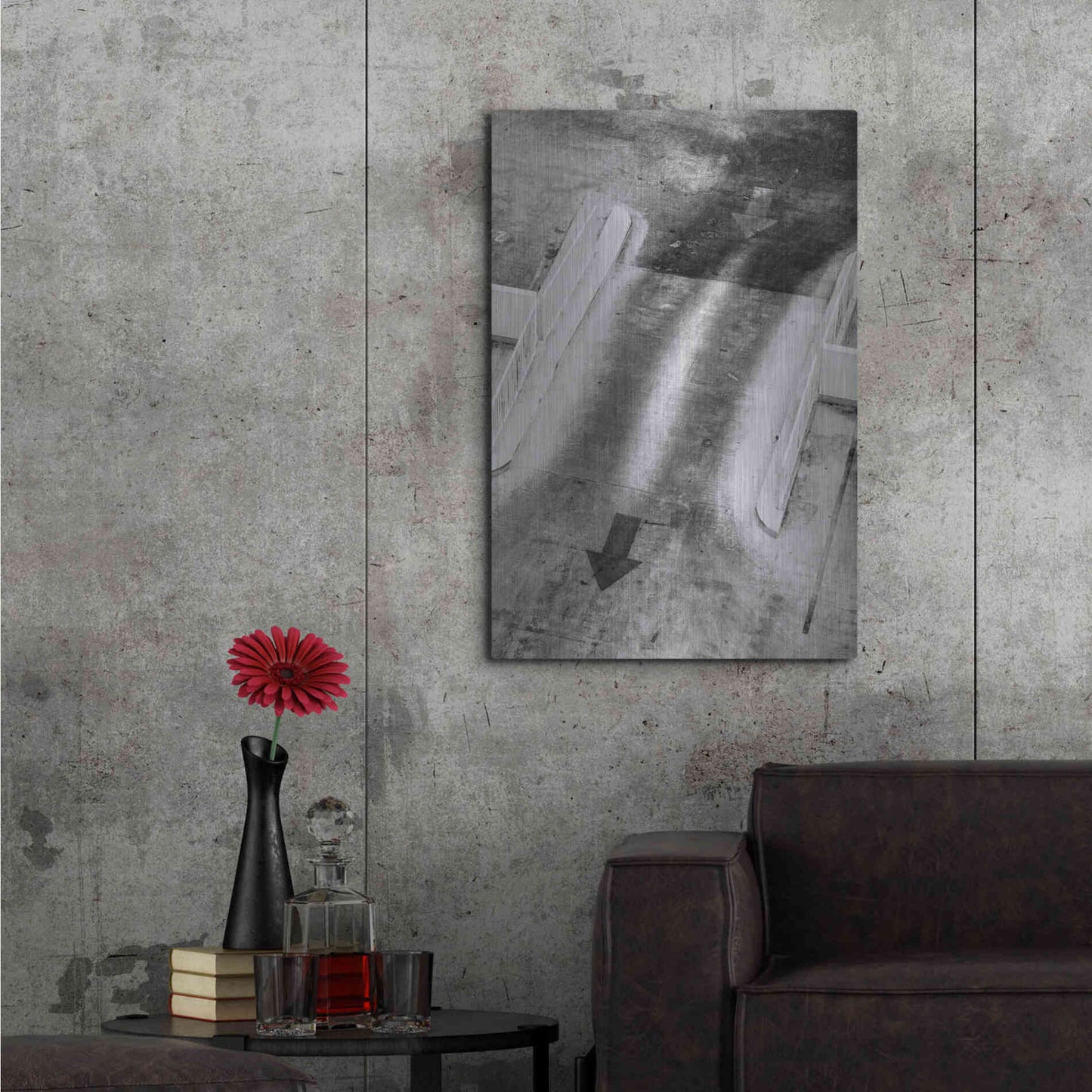 Luxe Metal Art 'The Passing' by Design Fabrikken, Metal Wall Art,24x36