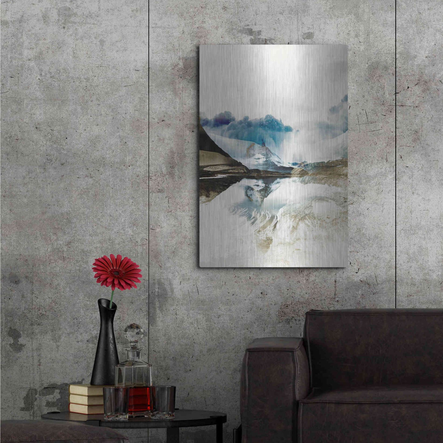 Luxe Metal Art 'The Rising 2' by Design Fabrikken, Metal Wall Art,24x36