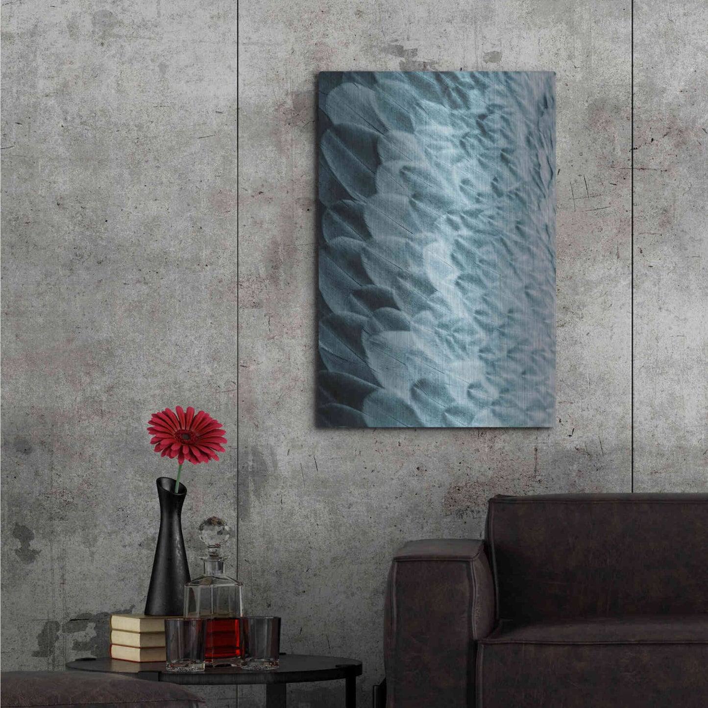 Luxe Metal Art 'Volture I' by Design Fabrikken, Metal Wall Art,24x36