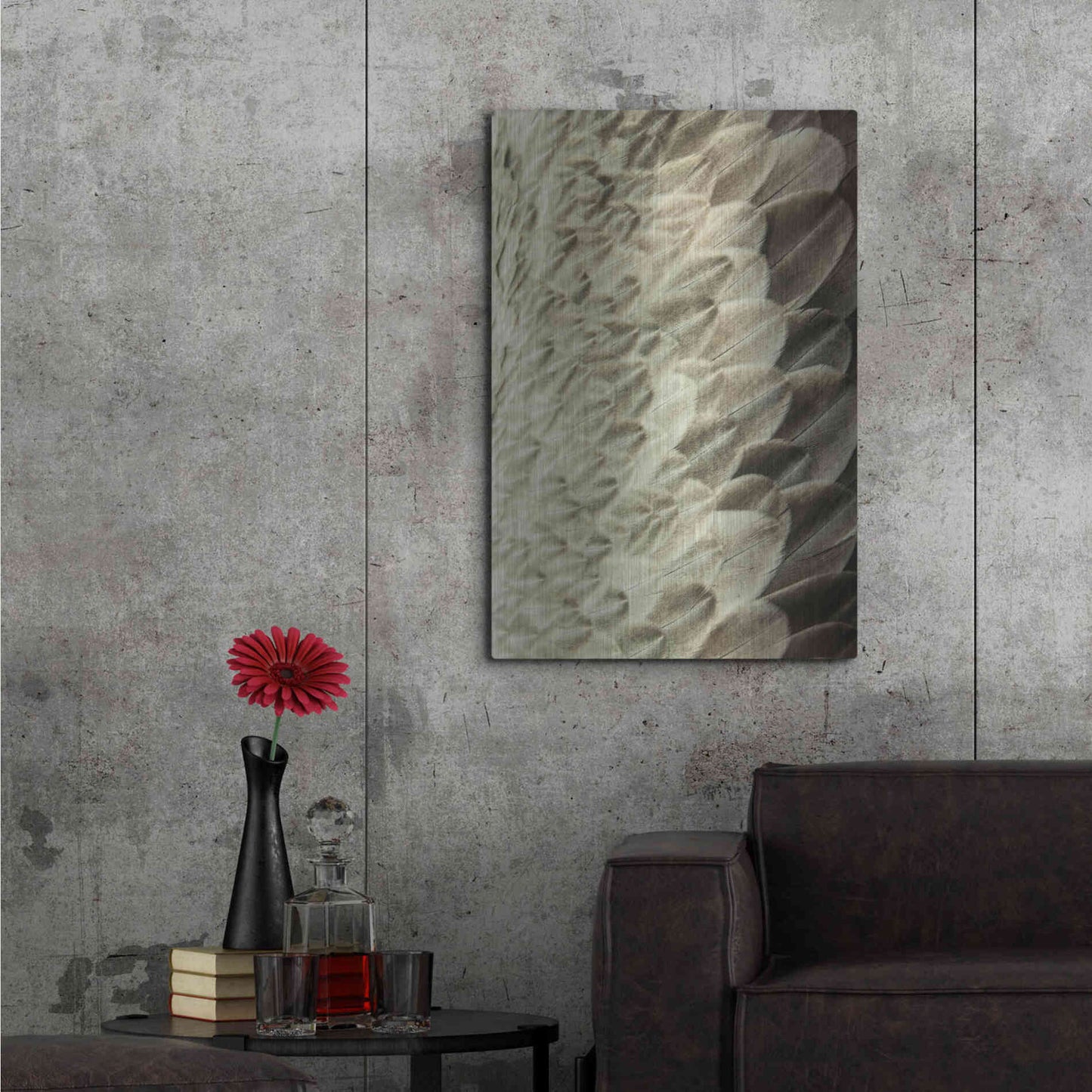 Luxe Metal Art 'Volture II' by Design Fabrikken, Metal Wall Art,24x36