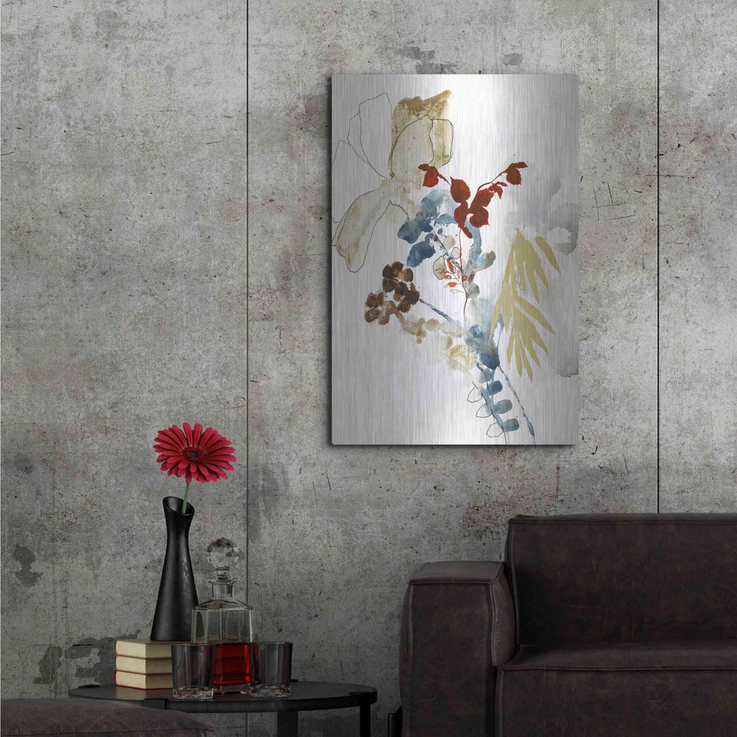 Luxe Metal Art 'Weightless 2' by Design Fabrikken, Metal Wall Art,24x36