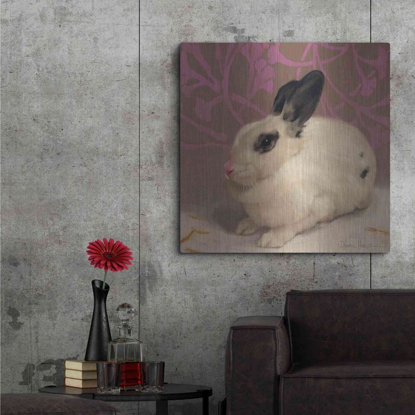 Luxe Metal Art 'The Sage' by Diane Hoeptner, Metal Wall Art,36x36