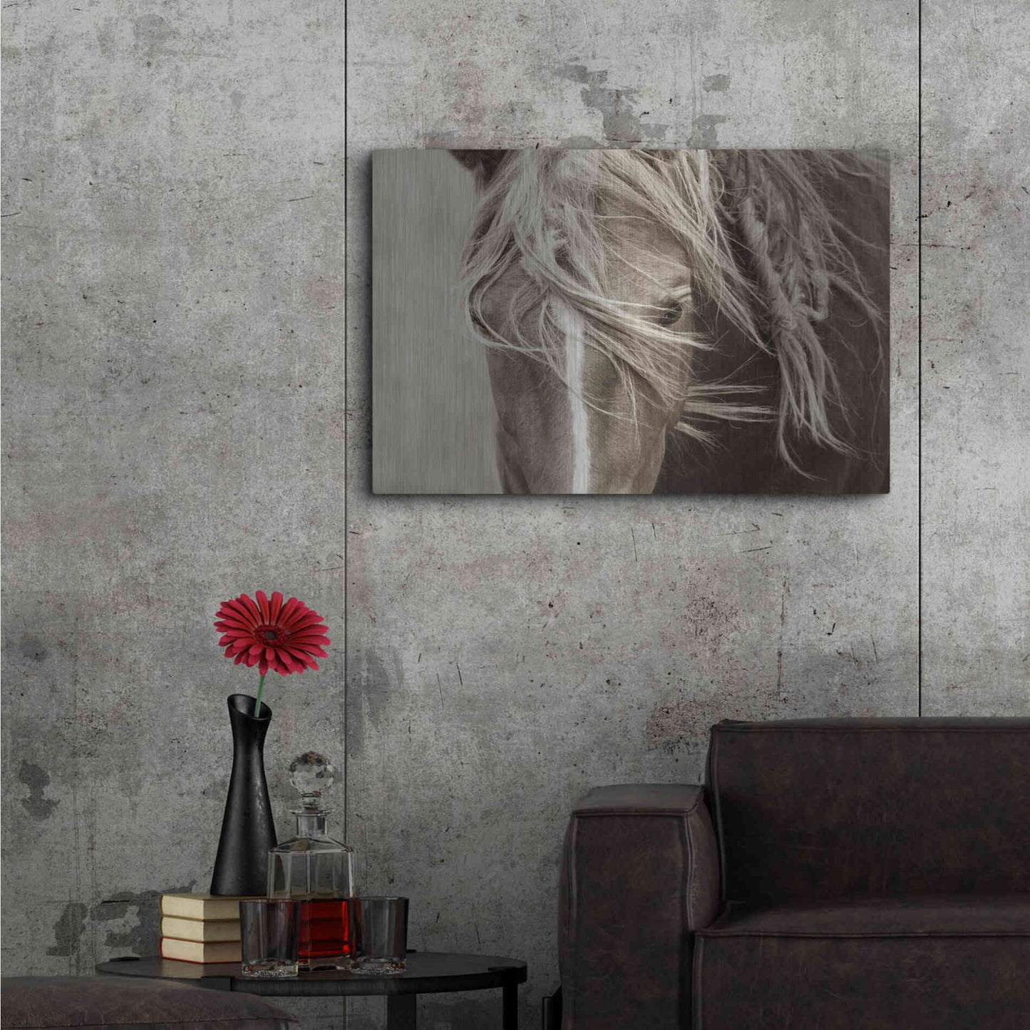 Luxe Metal Art 'Wind Knots' by Lisa Dearing, Metal Wall Art,36x24