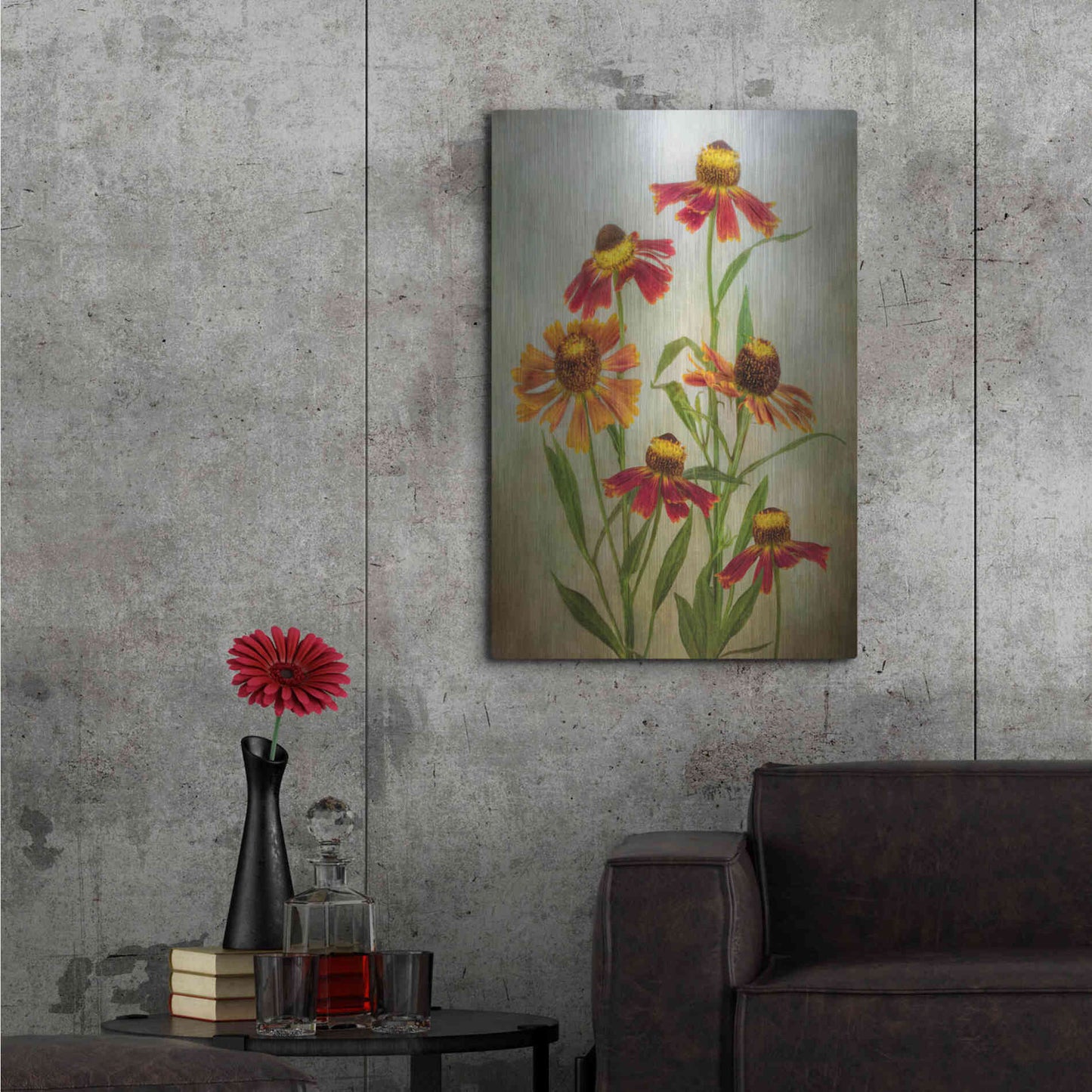 Luxe Metal Art 'Cabaret' by Mandy Disher, Metal Wall Art,24x36