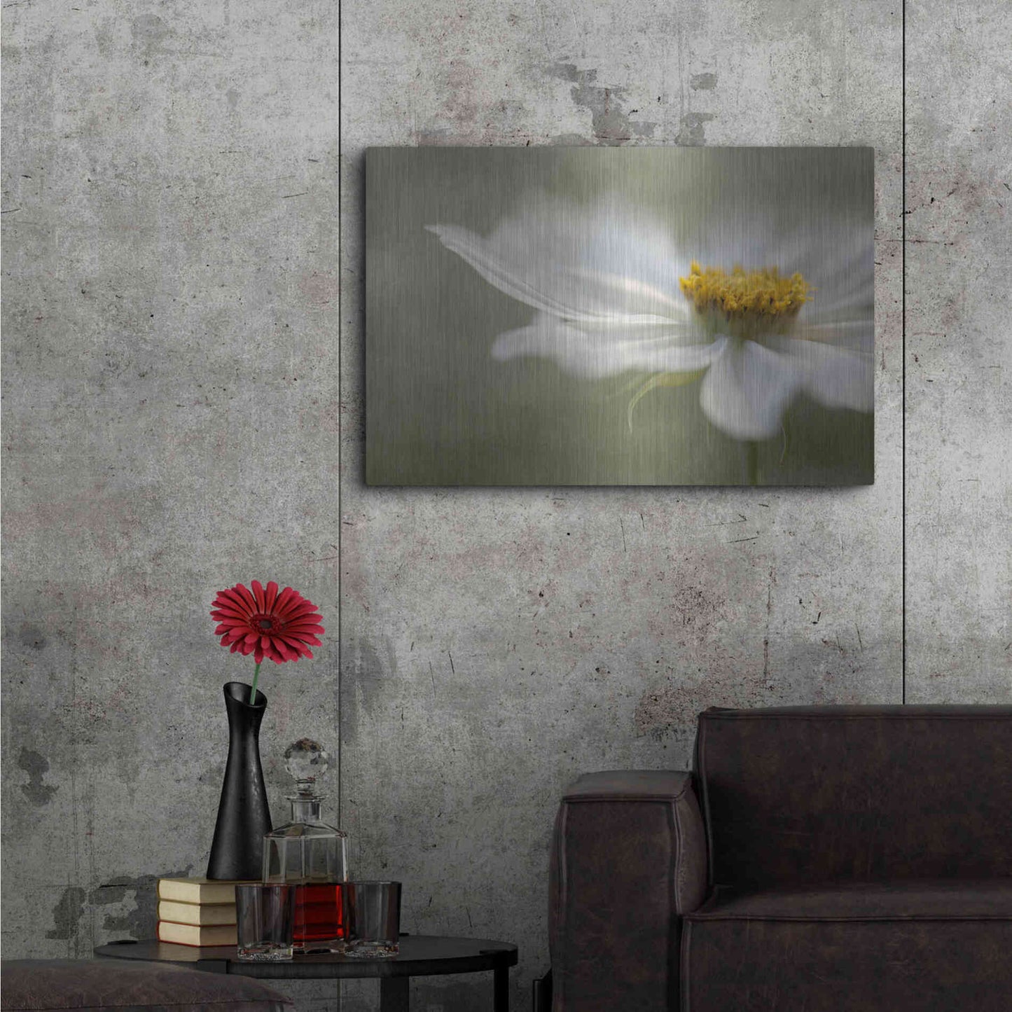 Luxe Metal Art 'Whisper' by Mandy Disher, Metal Wall Art,36x24