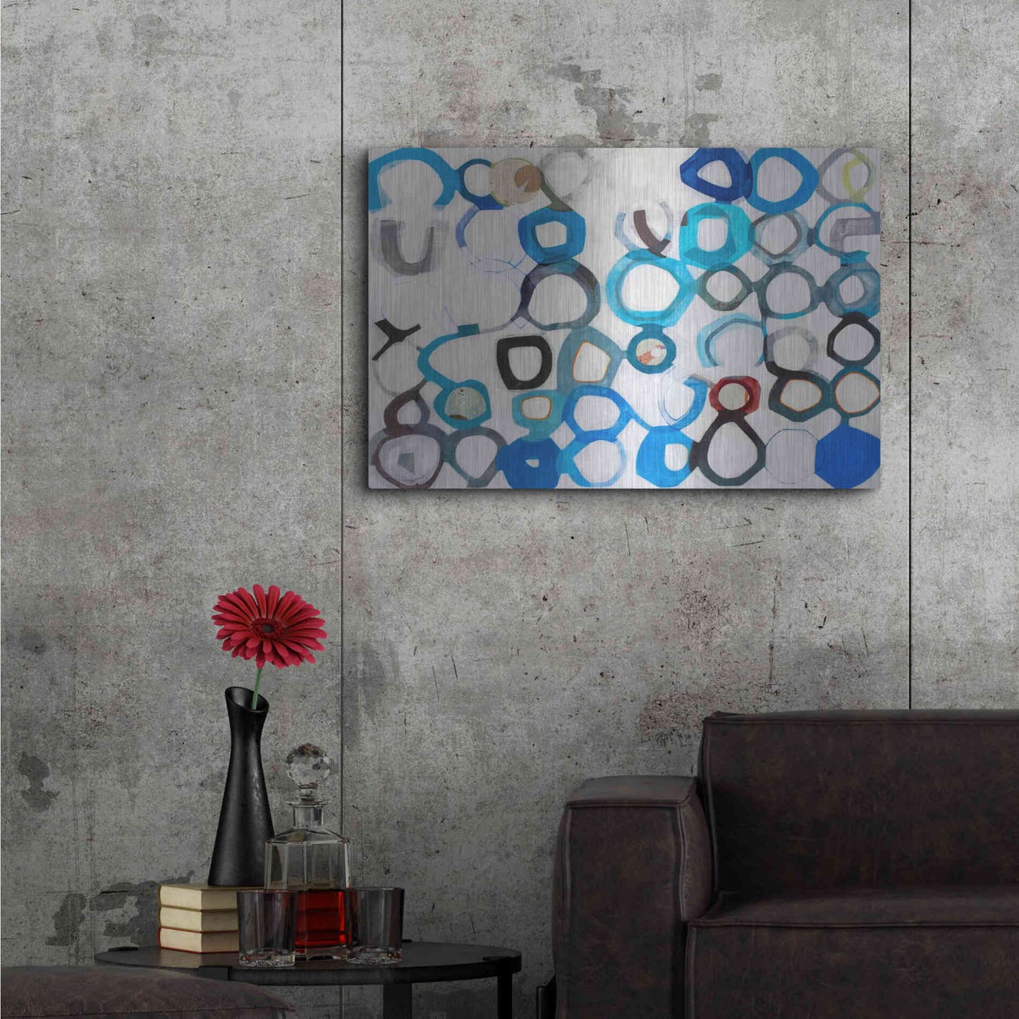 Luxe Metal Art 'Evolutions' by Naomi Taitz Duffy, Metal Wall Art,36x24