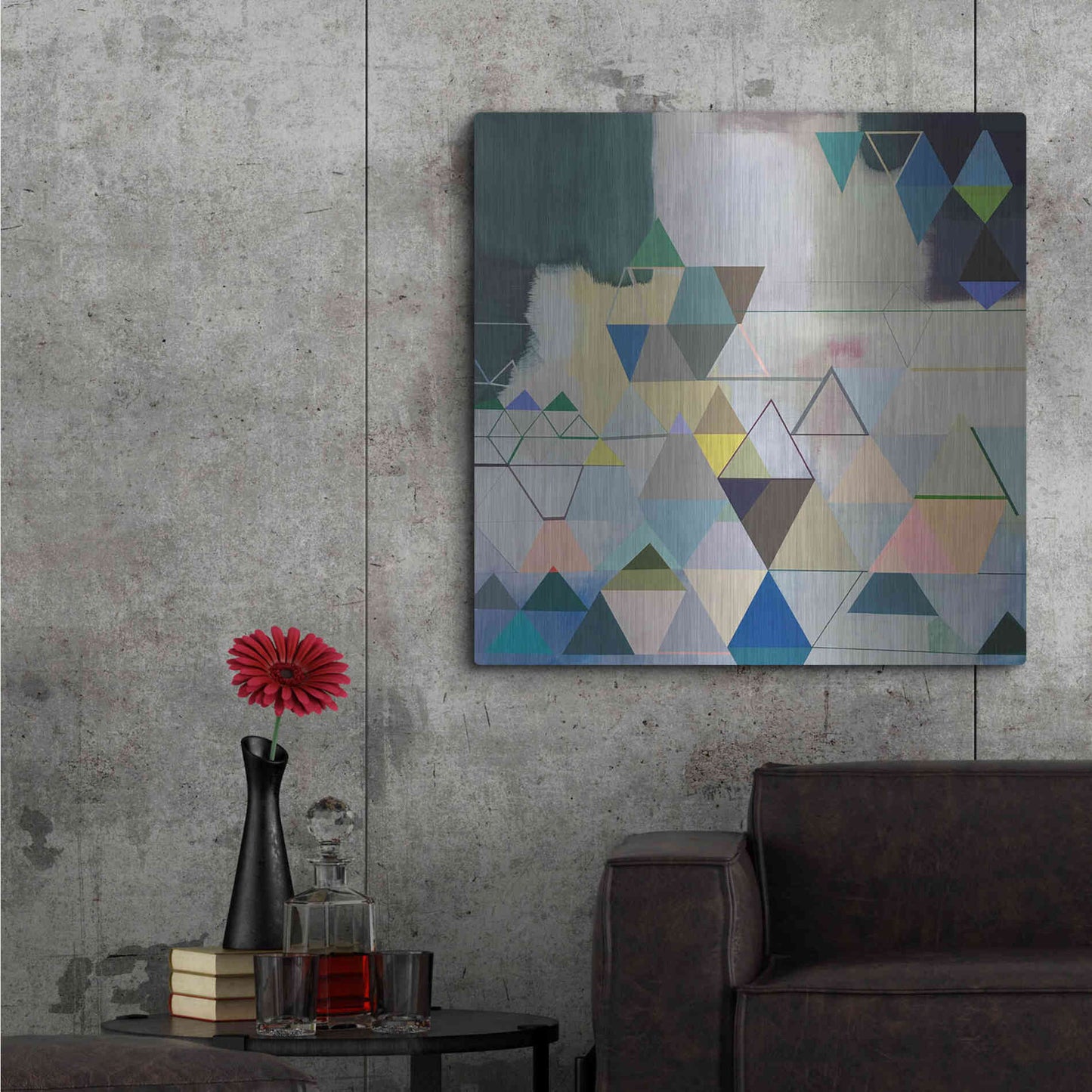 Luxe Metal Art 'Journey Time' by Naomi Taitz Duffy, Metal Wall Art,36x36