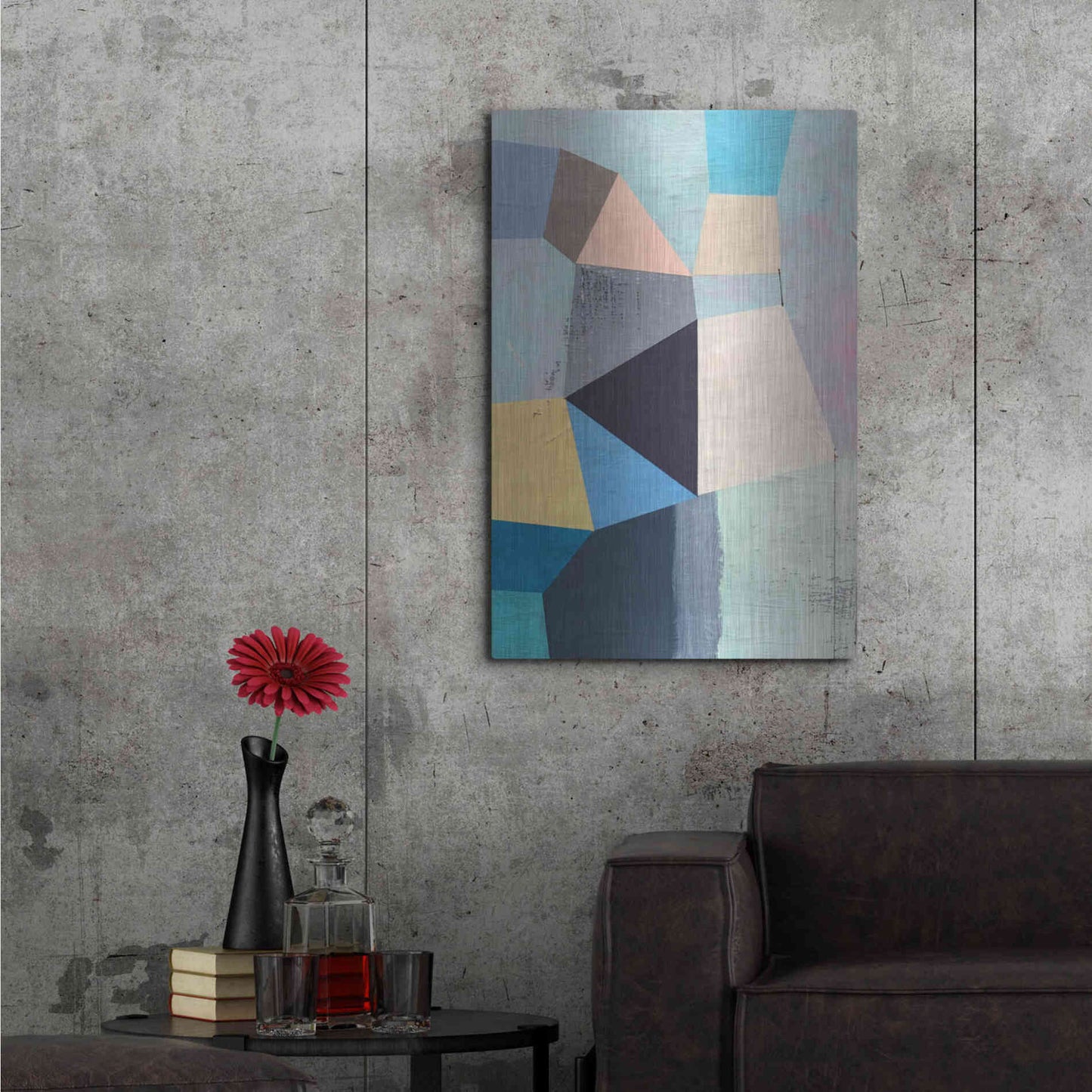 Luxe Metal Art 'Sitting Still' by Naomi Taitz Duffy, Metal Wall Art,24x36