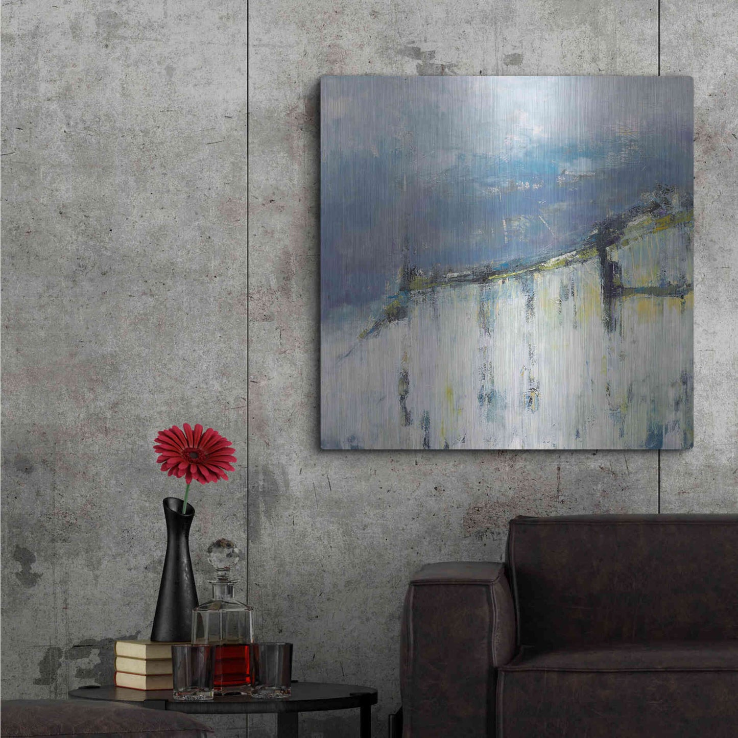 Luxe Metal Art 'Camarillo' by Patrick Dennis, Metal Wall Art,36x36