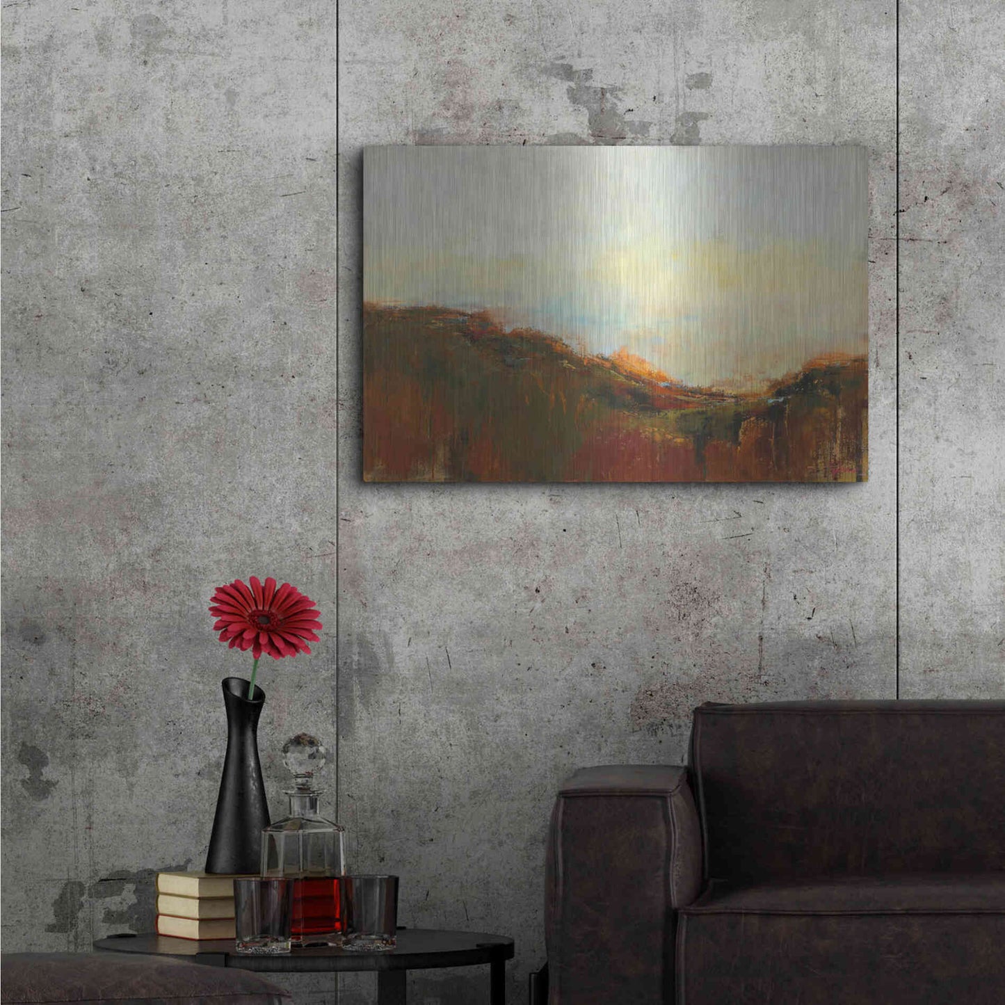 Luxe Metal Art 'The Bowl' by Patrick Dennis, Metal Wall Art,36x24