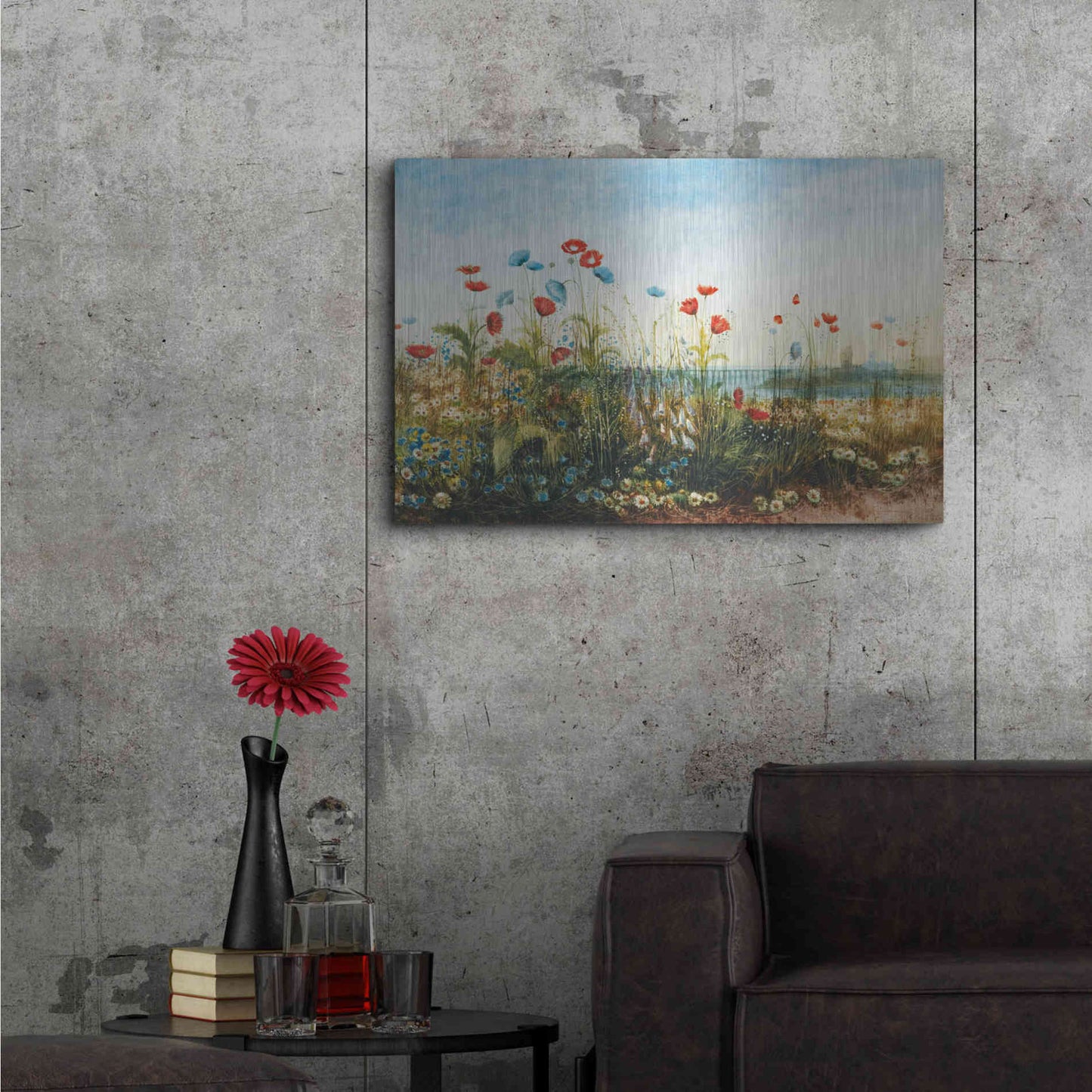 Luxe Metal Art 'Malahide Estuary' by Andrew Nicholl, Metal Wall Art,36x24