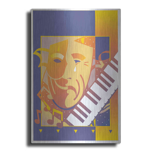 Luxe Metal Art 'Arts And Music' by David Chestnutt, Metal Wall Art