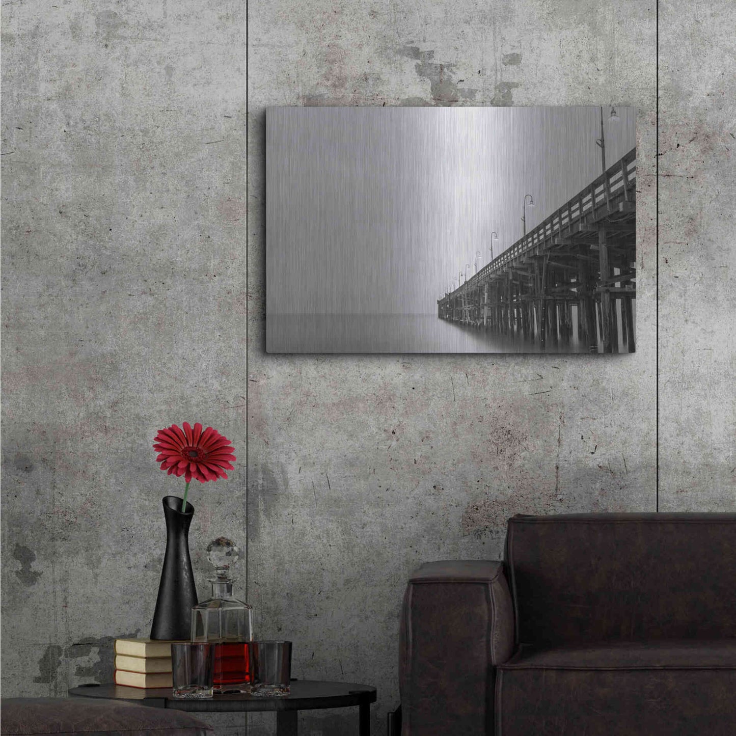 Luxe Metal Art 'Lead Me Out' by Chris Moyer, Metal Wall Art,36x24
