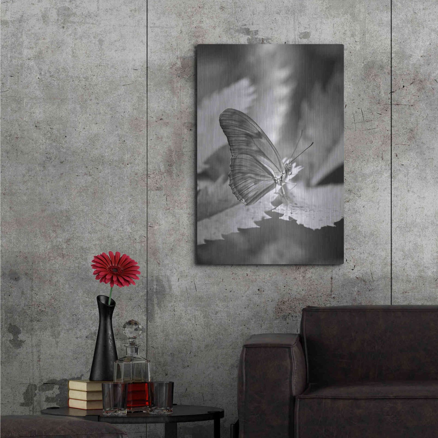 Luxe Metal Art 'Still' by Chris Moyer, Metal Wall Art,24x36