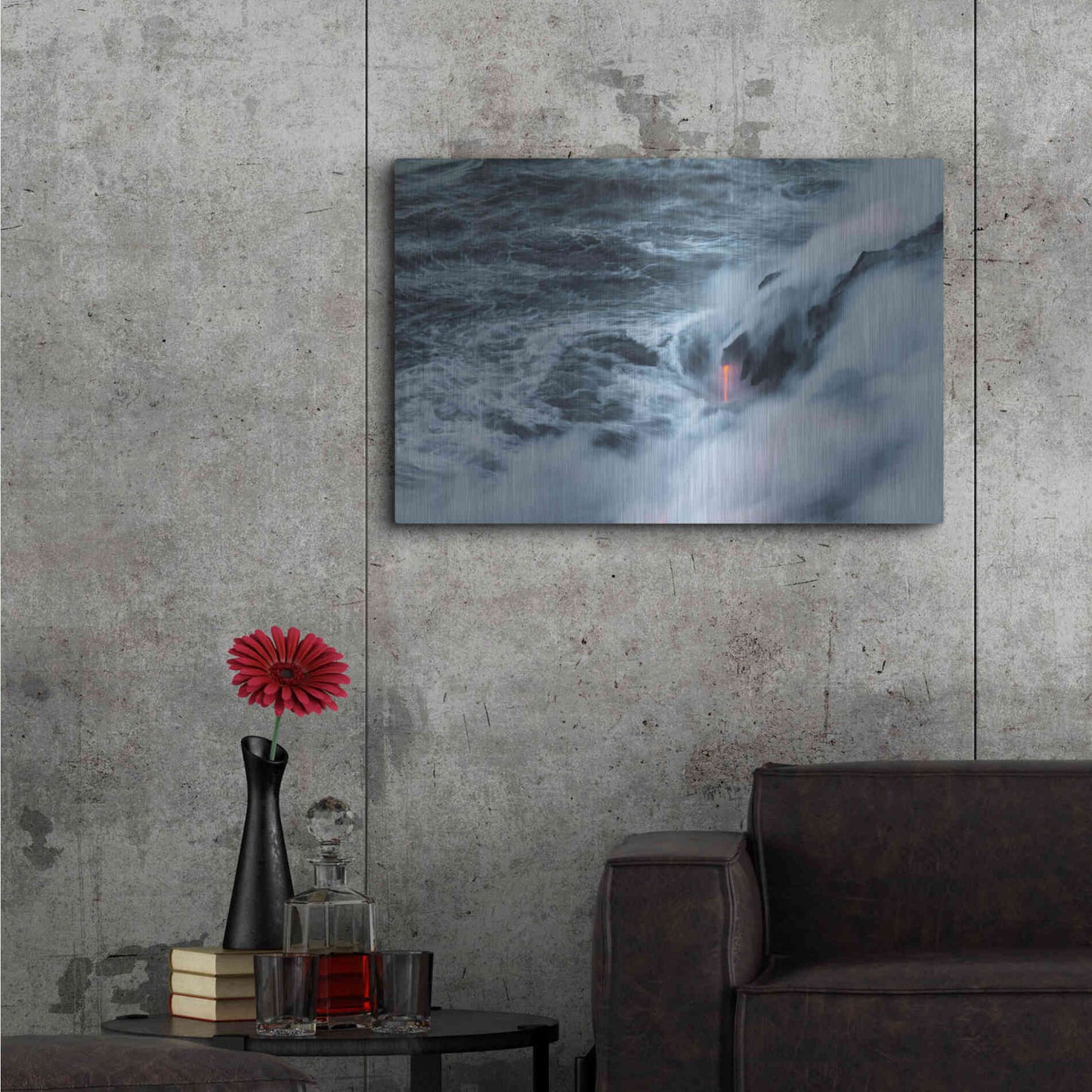 Luxe Metal Art 'Breath of Earth' by Chris Moyer, Metal Wall Art,36x24