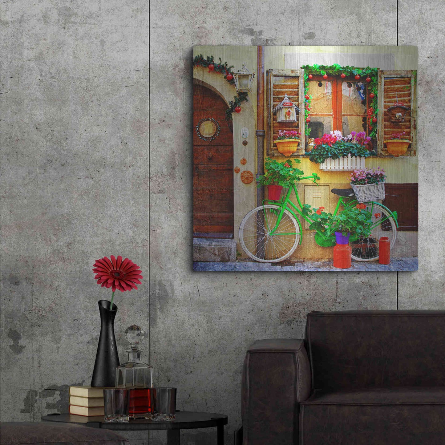 Luxe Metal Art 'Ciao Bella I' Metal Wall Art,36x36