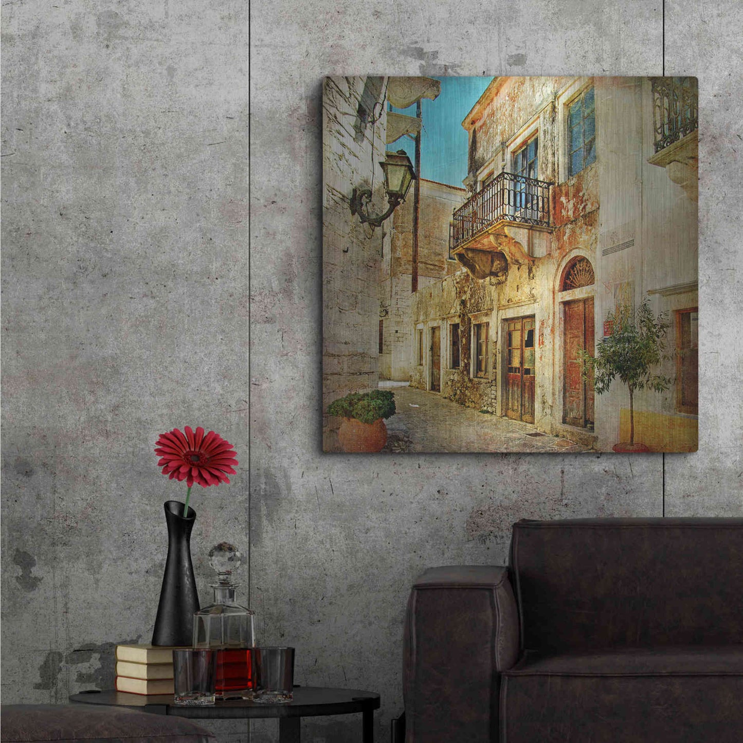 Luxe Metal Art 'Ciao Bella III' Metal Wall Art,36x36