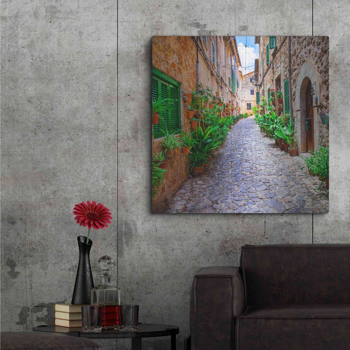 Luxe Metal Art 'Vecino I' Metal Wall Art,36x36