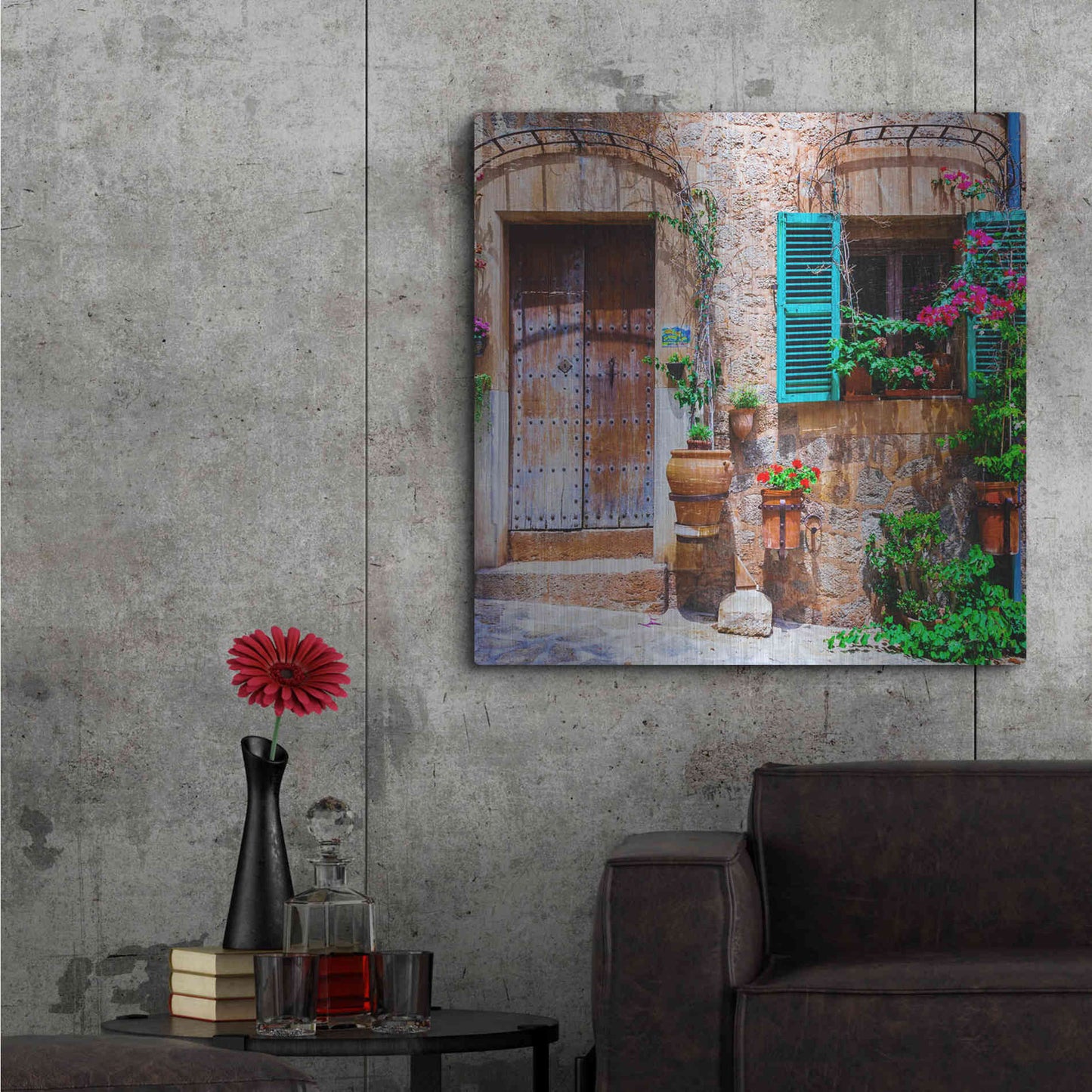 Luxe Metal Art 'Vecino II' Metal Wall Art,36x36