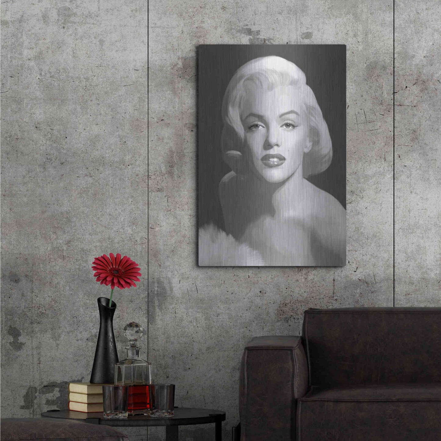 Luxe Metal Art 'Classic Beauty' by Chris Consani, Metal Wall Art,24x36