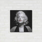 Luxe Metal Art 'Halter Top Marilyn Red Lips' by Chris Consani, Metal Wall Art,24x24