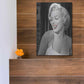 Luxe Metal Art 'Marilyn's Call I' by Chris Consani, Metal Wall Art,12x16