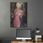 Luxe Metal Art 'Marilyn's Call II' by Chris Consani, Metal Wall Art,24x36