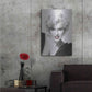Luxe Metal Art 'The Look Red Lips' by Chris Consani, Metal Wall Art,24x36
