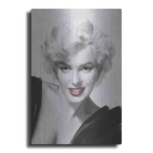 Luxe Metal Art 'The Look Red Lips' by Chris Consani, Metal Wall Art
