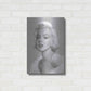 Luxe Metal Art 'True Blue Marilyn' by Chris Consani, Metal Wall Art,16x24