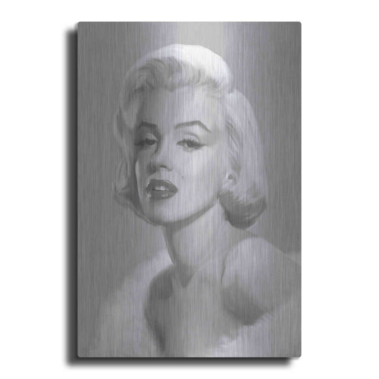 Luxe Metal Art 'True Blue Marilyn' by Chris Consani, Metal Wall Art