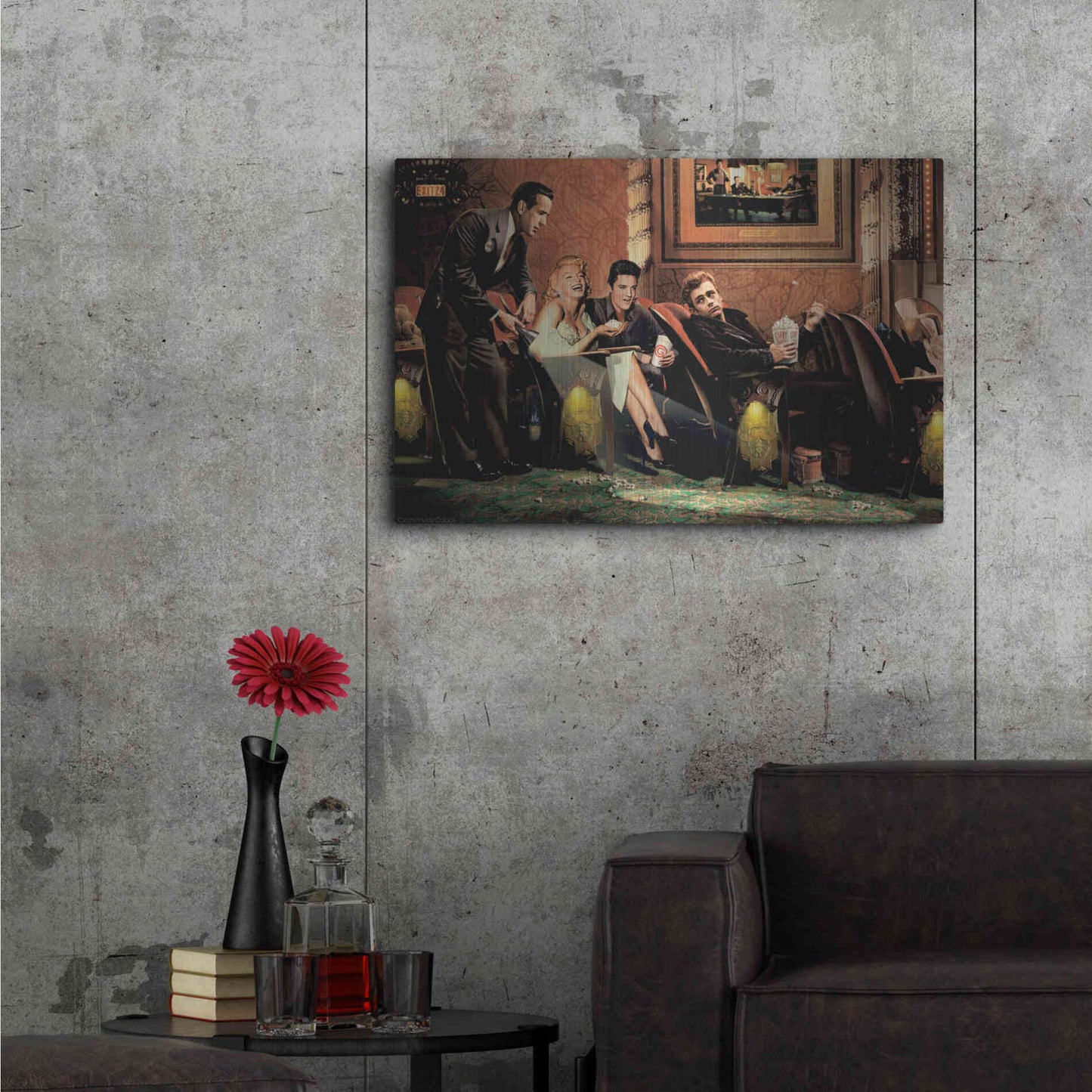 Luxe Metal Art 'Classic Interlude Party' by Chris Consani, Metal Wall Art,36x24