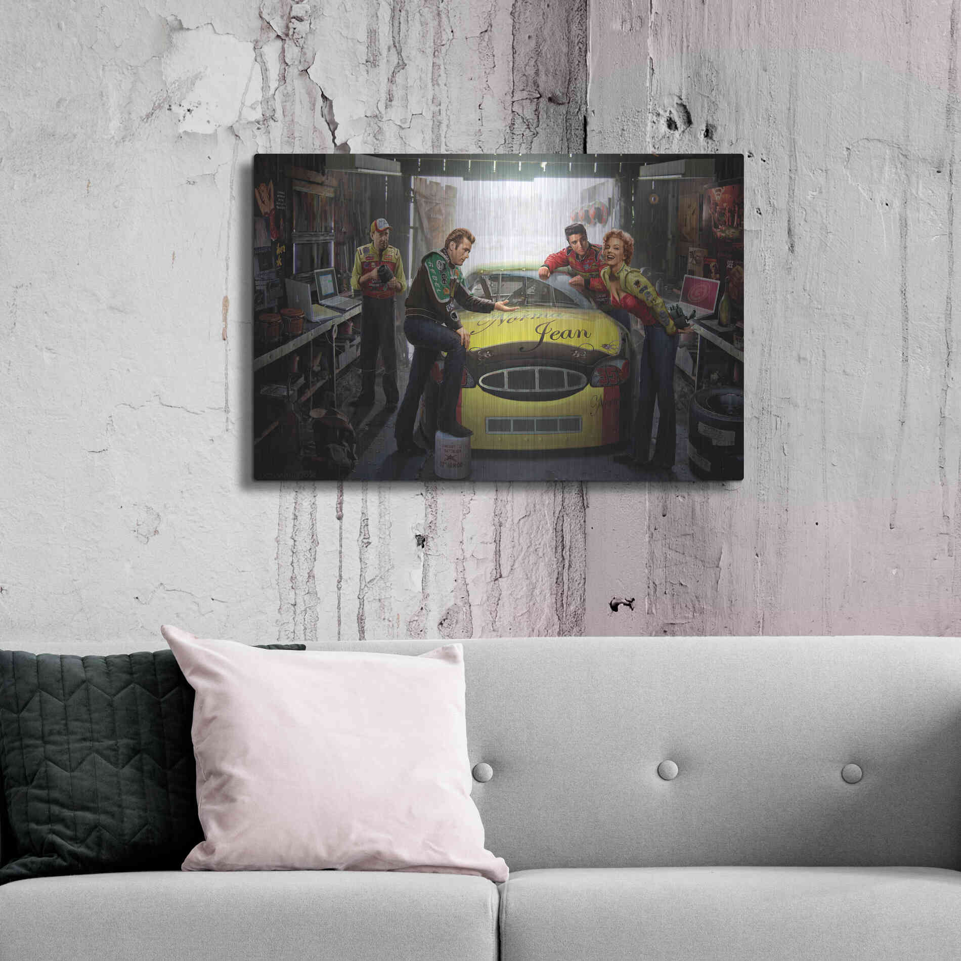 Luxe Metal Art 'Eternal Speedway' by Chris Consani, Metal Wall Art,36x24