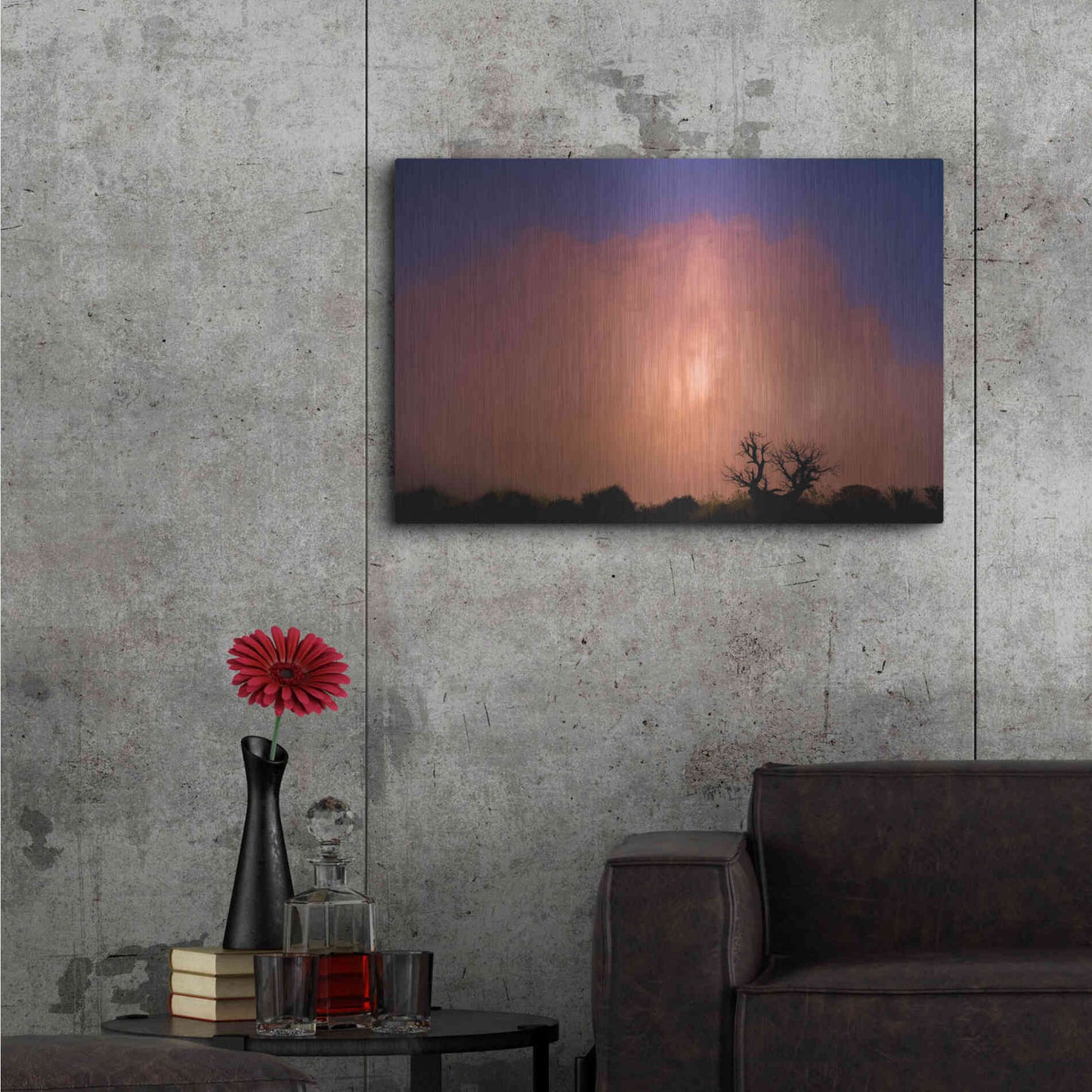 Luxe Metal Art 'Arches Morning Fog - Arches National Park' by Darren White, Metal Wall Art,36x24