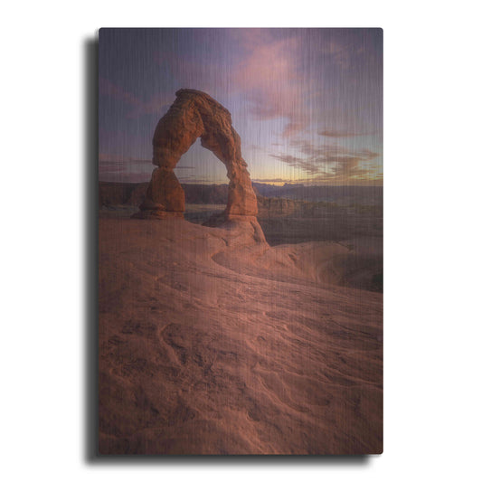 'Lonesome Sunset - Arches National Park' by Darren White, Metal Wall Art