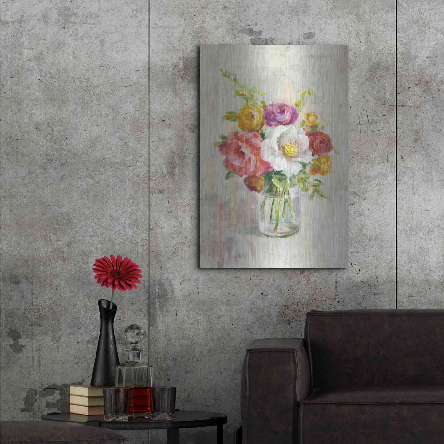 Luxe Metal Art 'Summer Treasures I Crop' by Danhui Nai, Metal Wall Art,24x36