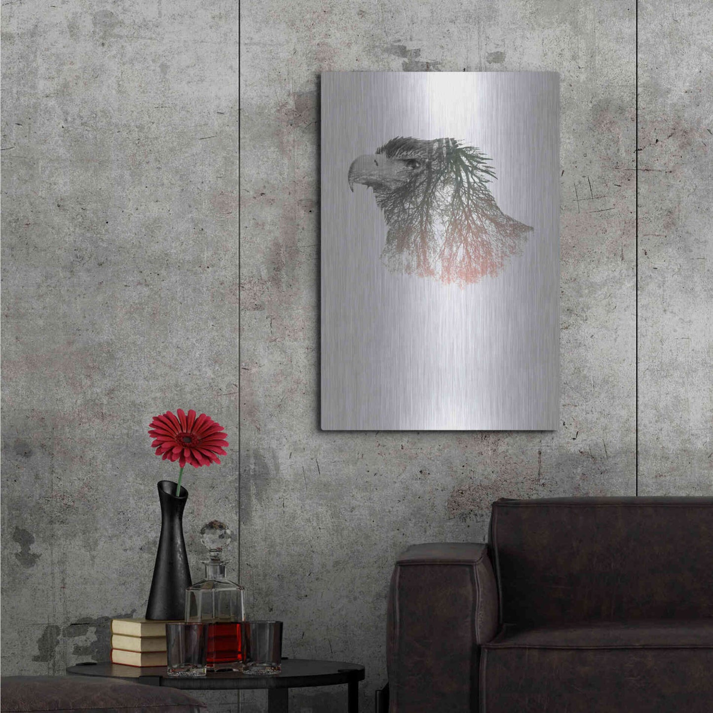 Luxe Metal Art 'Eye of the Forest I' by Clean Nature, Metal Wall Art,24x36