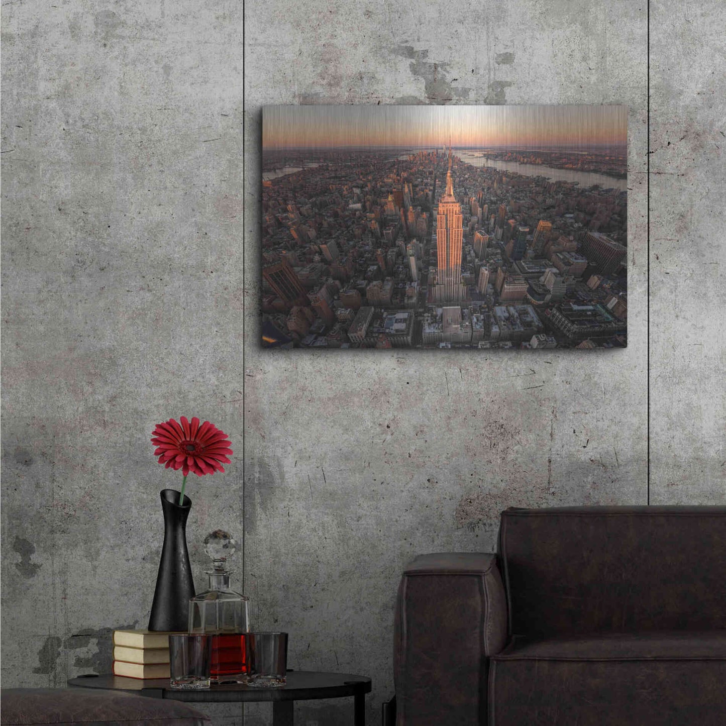 Luxe Metal Art 'Morning Lineup' by Bruce Getty, Metal Wall Art,36x24