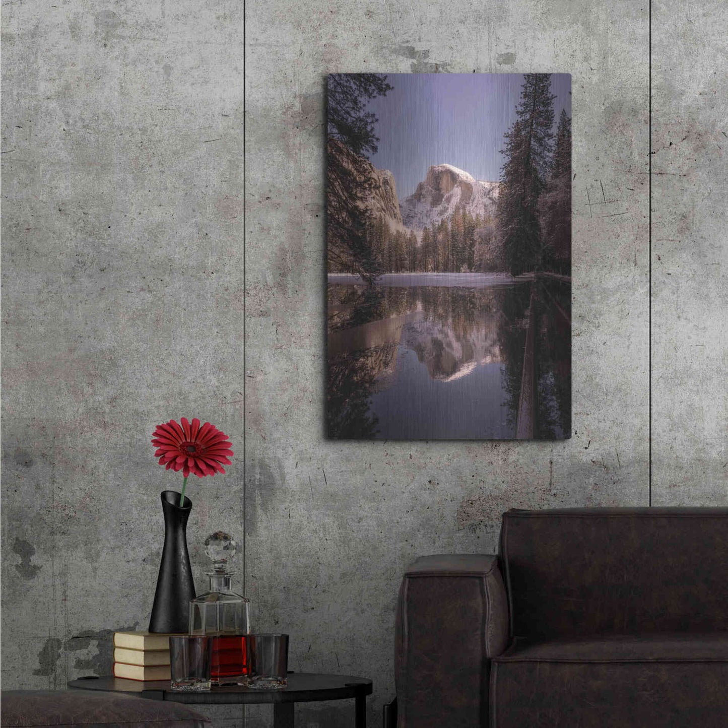 Luxe Metal Art 'Roadside Reflection' by Bruce Getty, Metal Wall Art,24x36