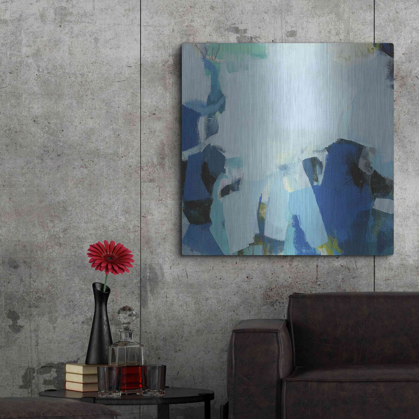 Luxe Metal Art 'Tide Pools' by Amanda Hawkins, Metal Wall Art,36x36