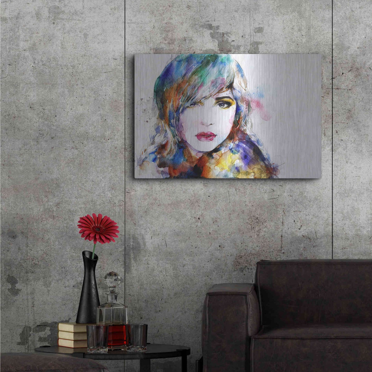 Luxe Metal Art 'Sweet Surrender' Metal Wall Art,36x24
