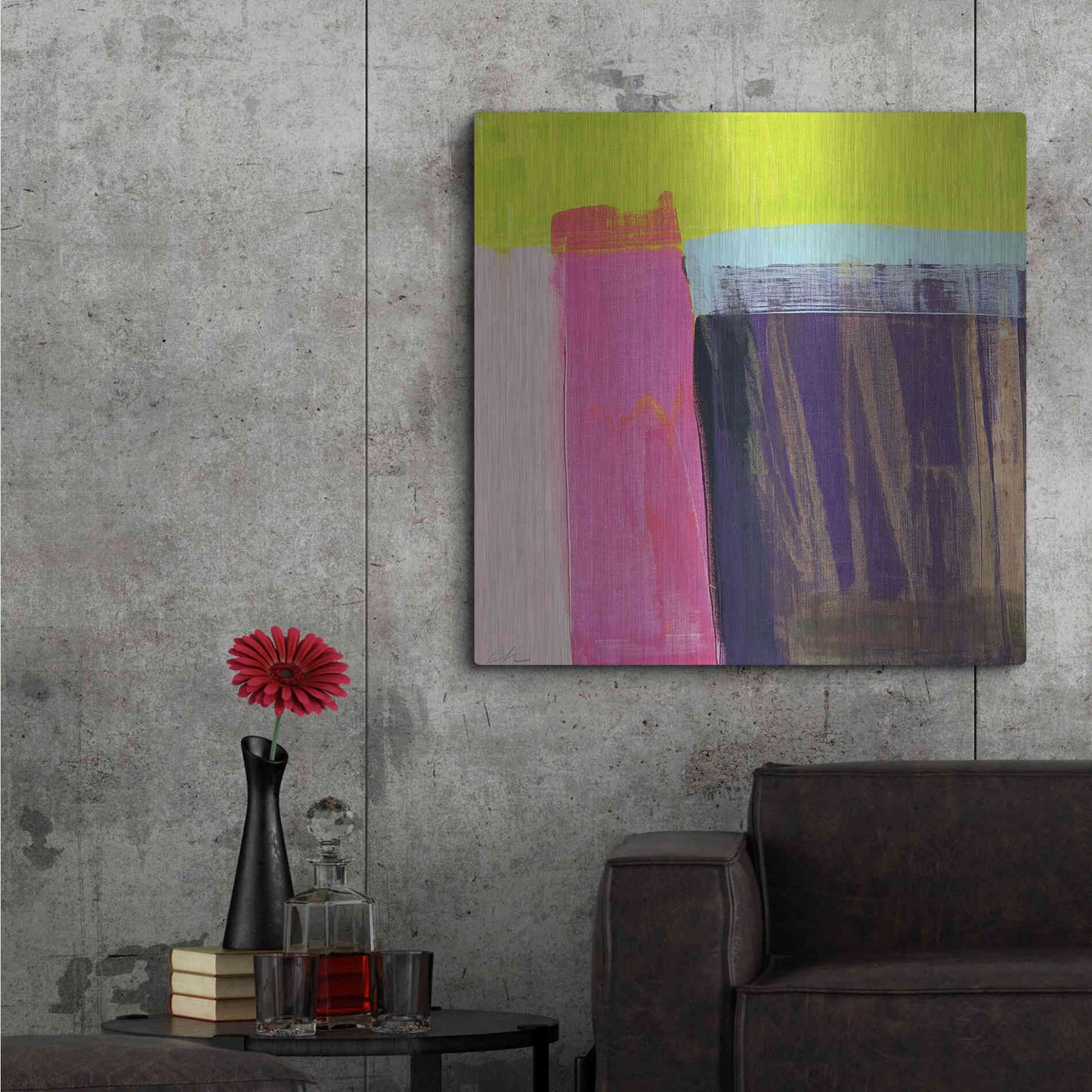 Luxe Metal Art 'With View' by Cathe Hendrick, Metal Wall Art,36x36