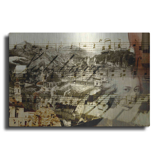 Luxe Metal Art 'Classical Music' by GraphINC, Metal Wall Art