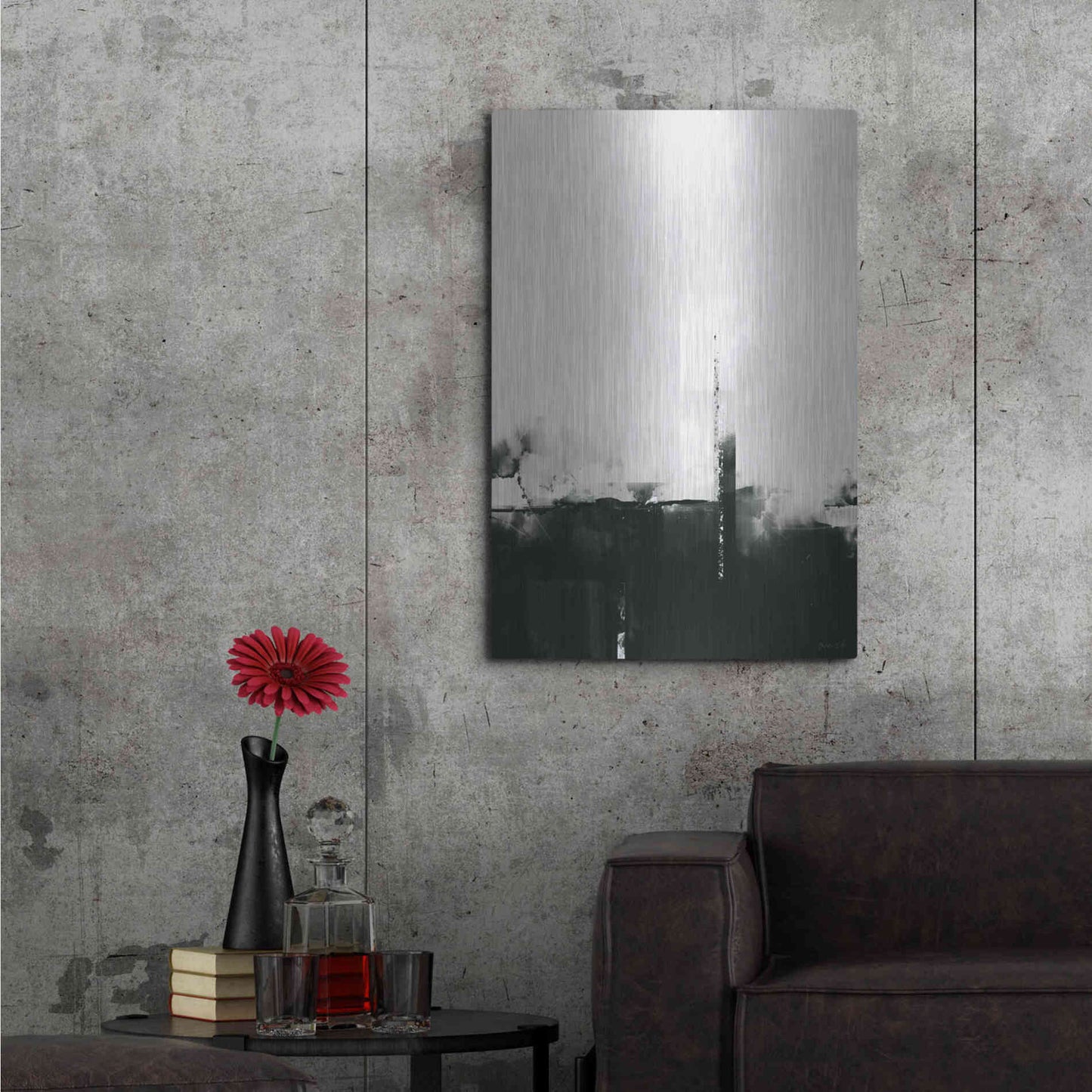 Luxe Metal Art 'Big Smoke' by Green Lili, Metal Wall Art,24x36
