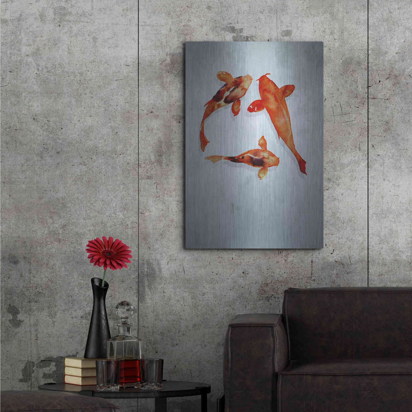 Luxe Metal Art '3 friends' by Incado, Metal Wall Art,24x36