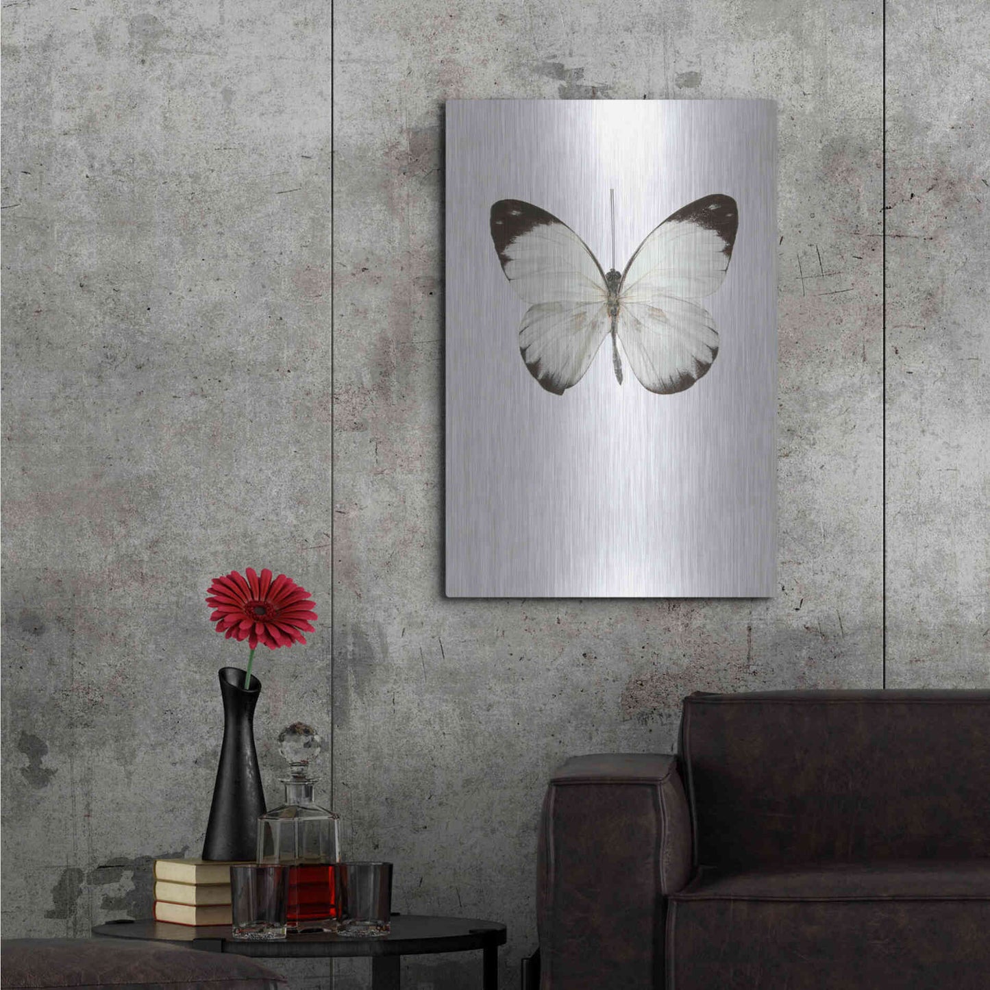 Luxe Metal Art 'Agrias Amydon 3' by Incado, Metal Wall Art,24x36